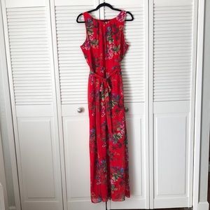 Beautiful Eliza J floor length floral dress